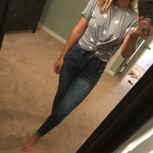 Striped crop top